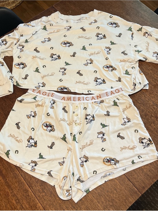 American Eagle Outfitters Other - American Eagle XL Western  Snoopy Print Pajama Lounge Set